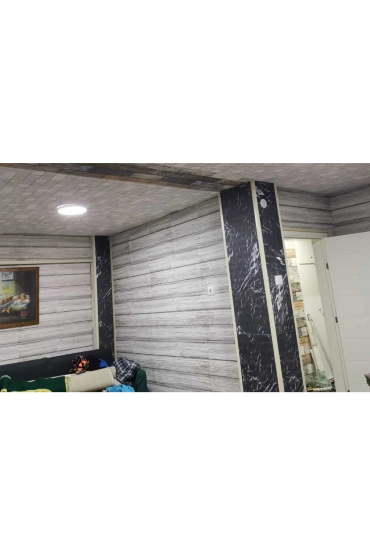 5 Adet X Ahşap Desenli 3 Boyutlu Renkli Strafor Köpük Duvar Kaplama Paneli (wd-704)