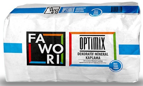 Fawori Optimix Dekoratif Kaplama (İnce Tane Dokulu) 25 kg