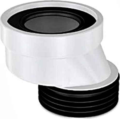 YT82 Ayarlanabilir Açılı Altdan Çıkışlı Klozet Gider Borusu Eksantirik Kada-4 cm Kaydırılabilir