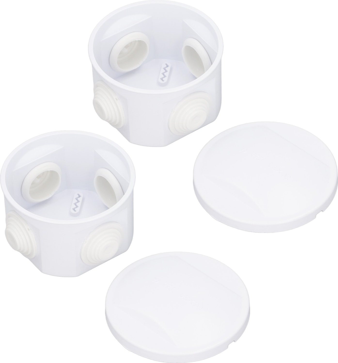2 Adet Bağlantı Kutusu 80X50MM Yuvarlak Şekil Abs Plastik IP55 Su Geçirmez Toz Geçirmez Elektrik Proje Muhafazası (Yurt Dışından)