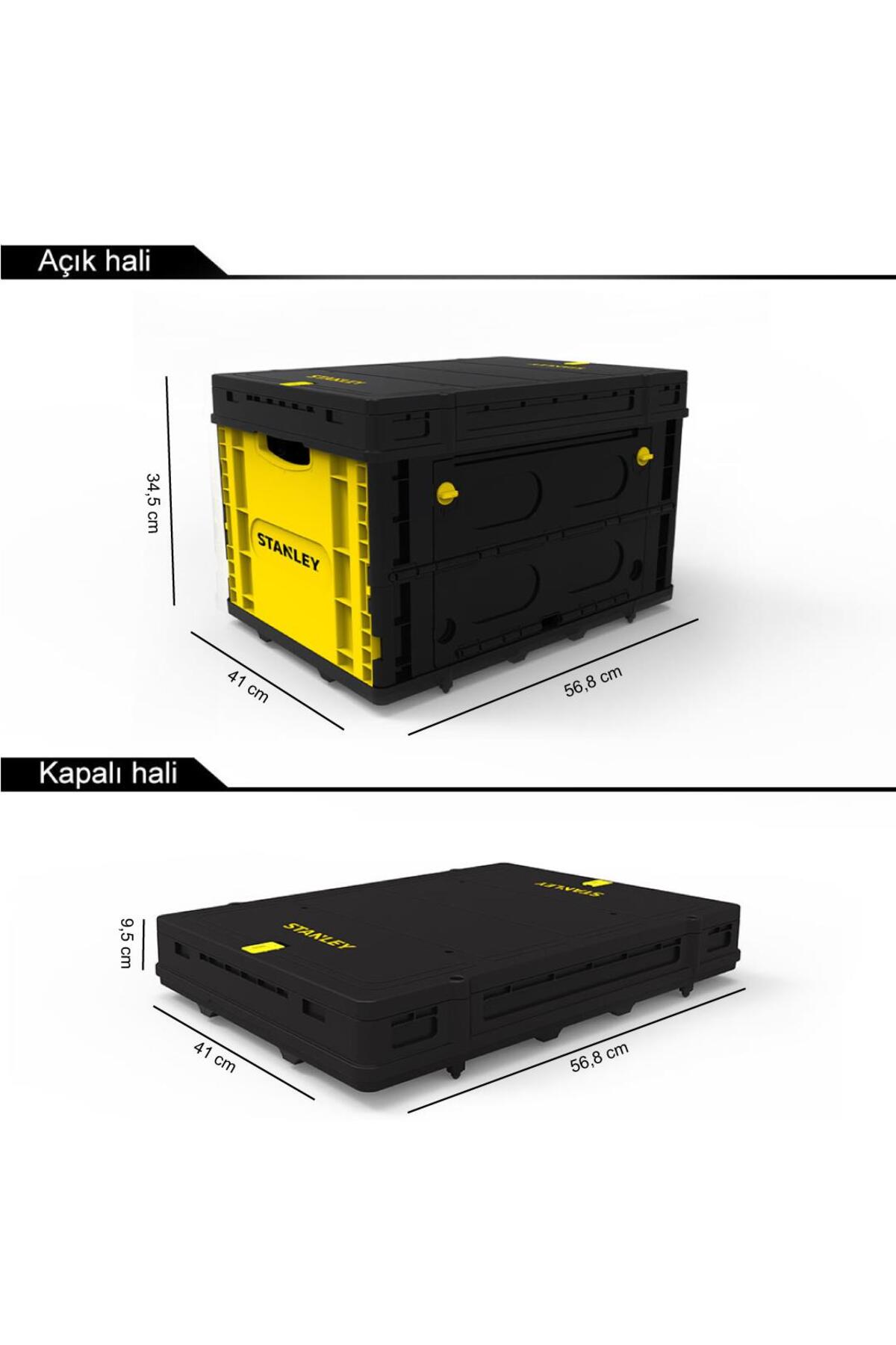 FB533L 25Kg Katlanır Kapaklı Çok Amaçlı Taşıma Sepeti