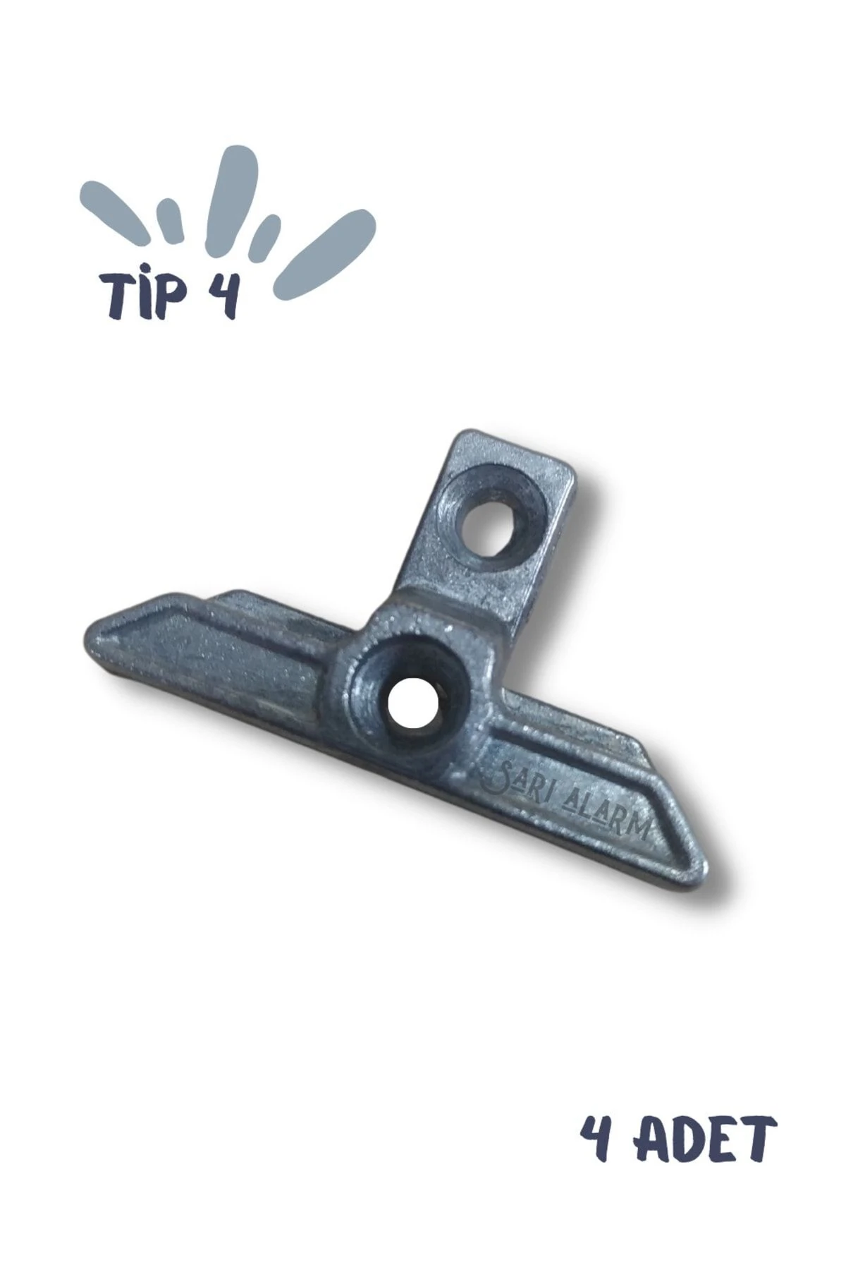 Pvc ( Pimapen ) Kapı & Pencere Ispanyolet Karşılığı Tip 4 ( 4 Adet )