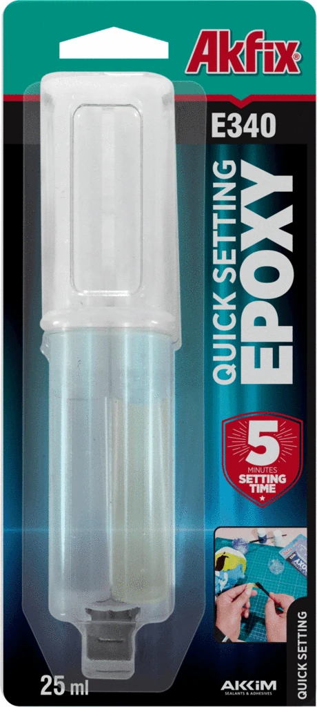 Universal Epoxy Hızlı Yapıştırıcı (Şırınga) E340 (1 Adet)