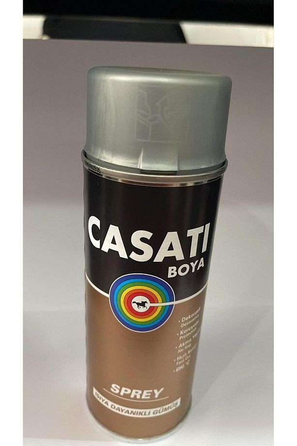 sprey boya ısıya dayanıklı gümüş boya 400 ml