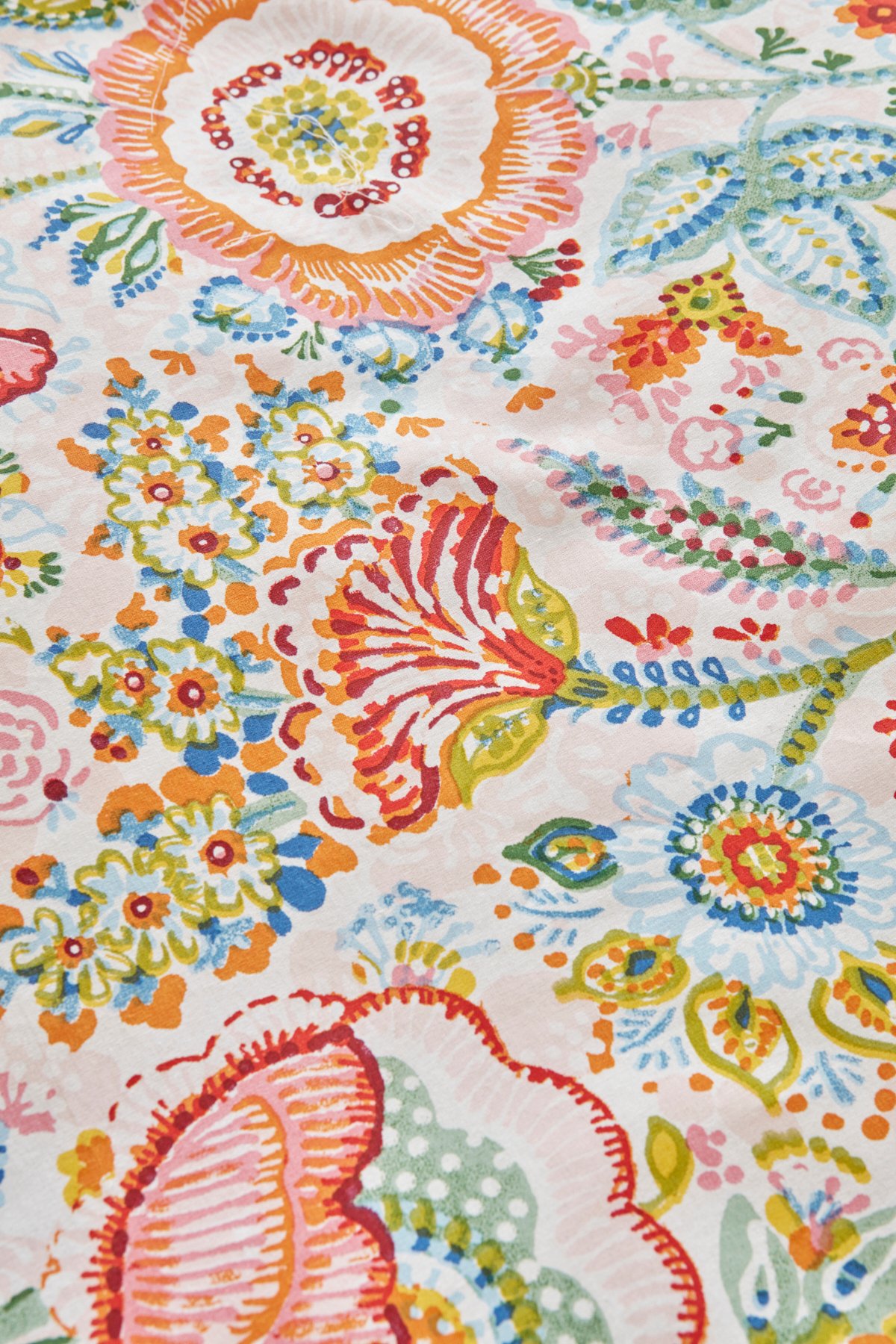 Sarthe %100 Pamuk Çift Kişilik Nevresim Pike Takımı Multicolor