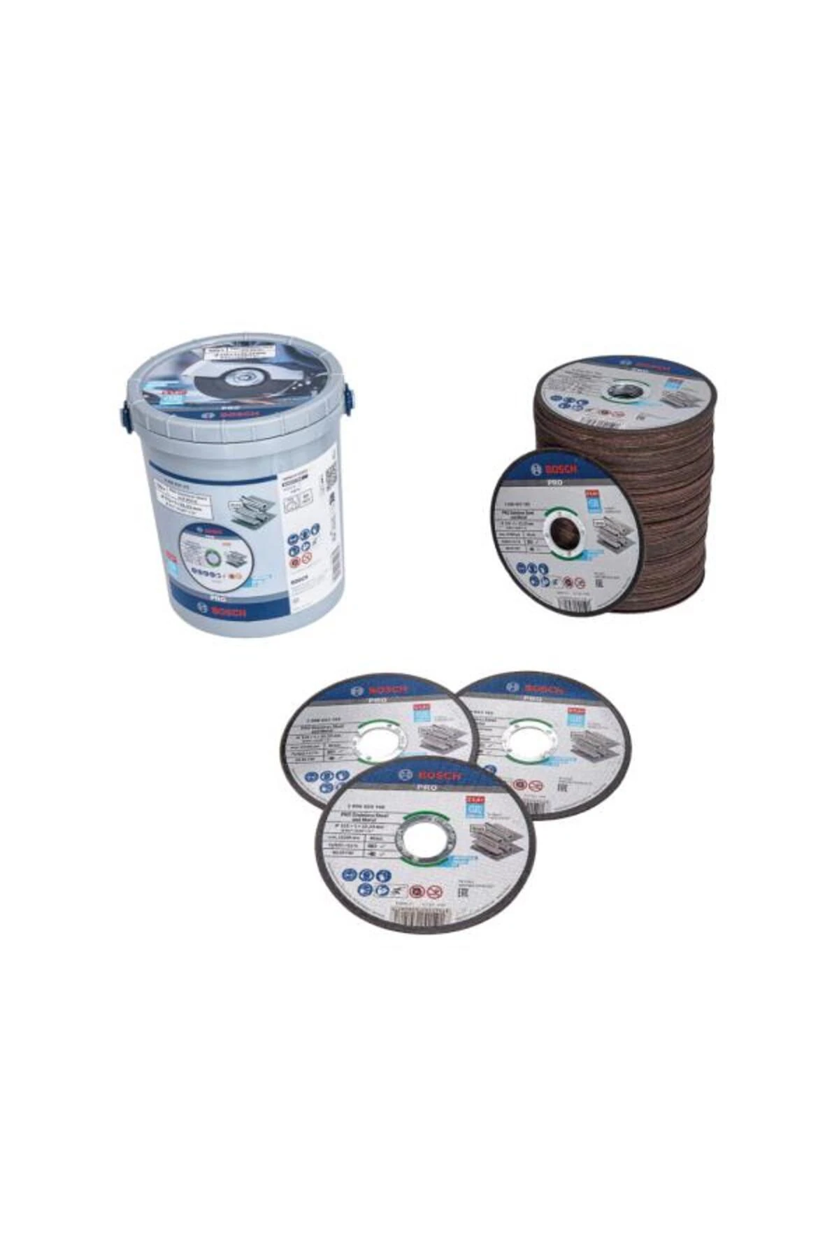 PRO StainlessSteel & Metal Kesme Disk 115mm, 100ad