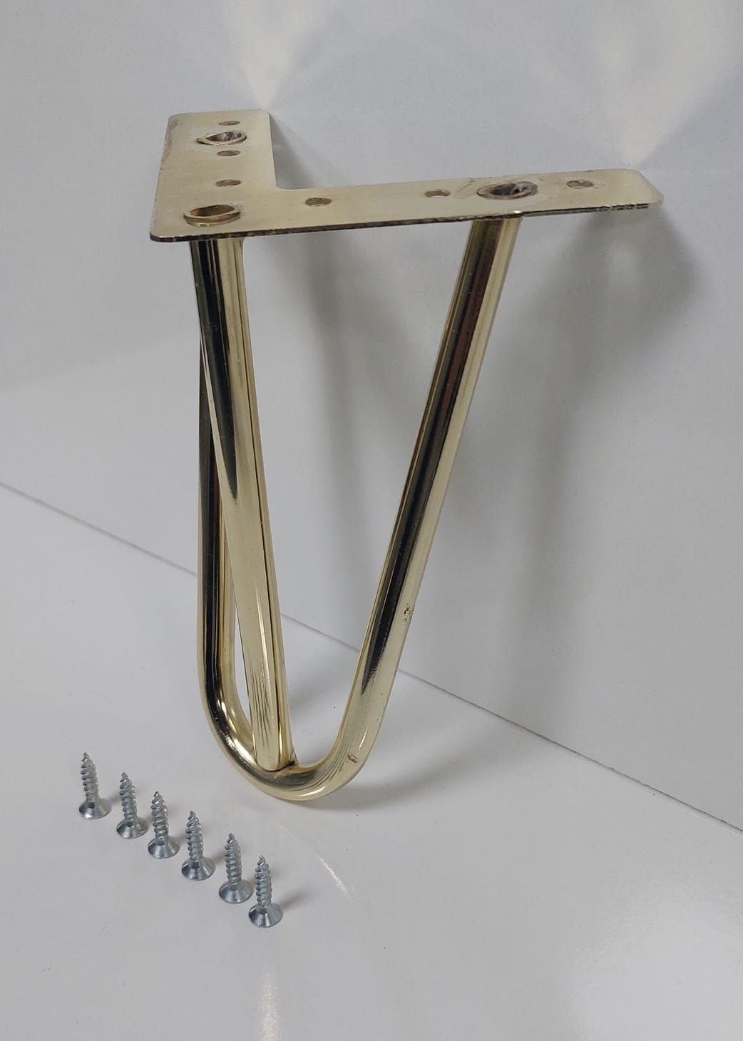 Mil Model 15 cm Gold Metal Mobilya Ayağı