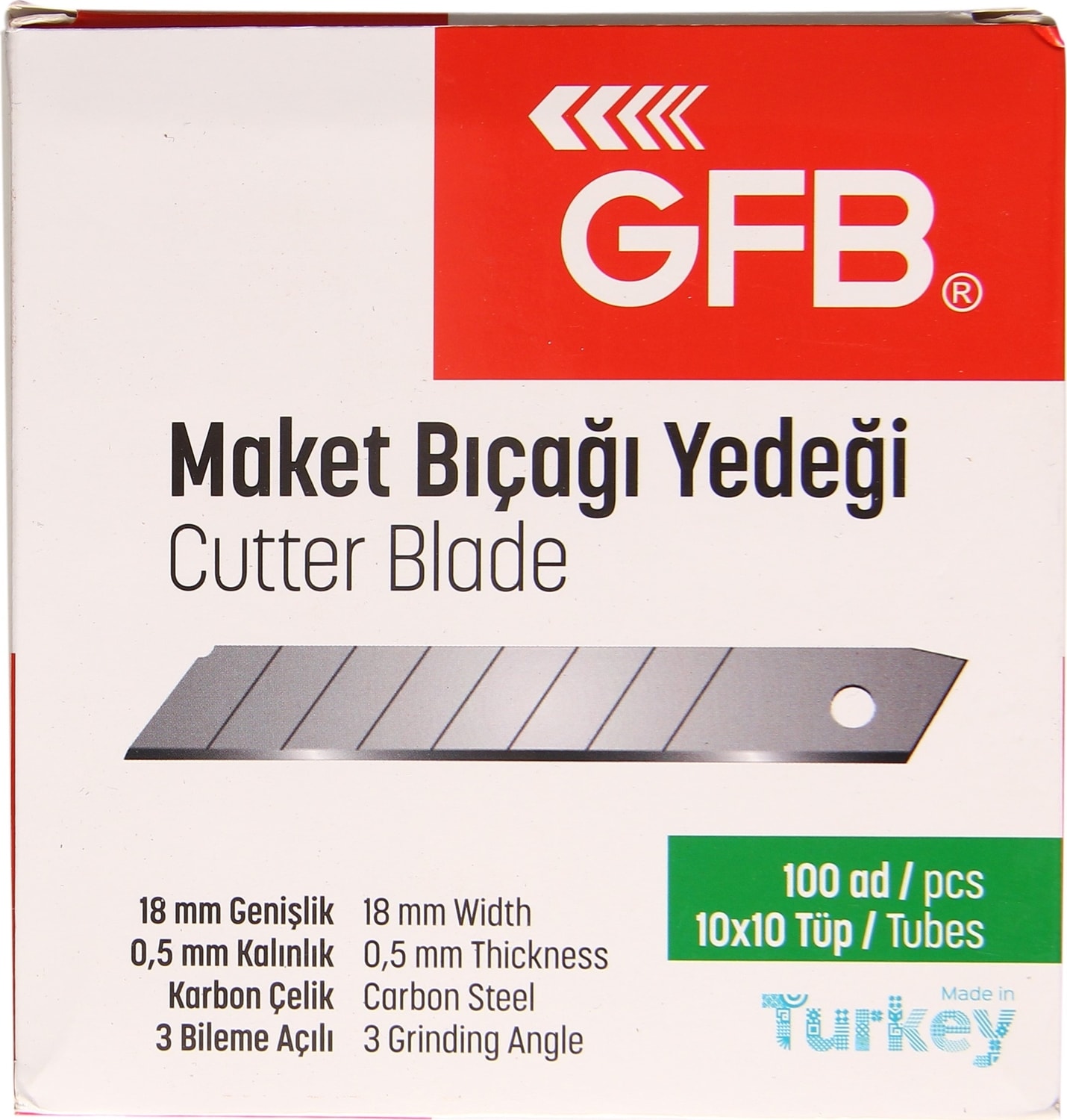 Maket Bıçağı ve 100 Lü Falçata Yedeği Seti