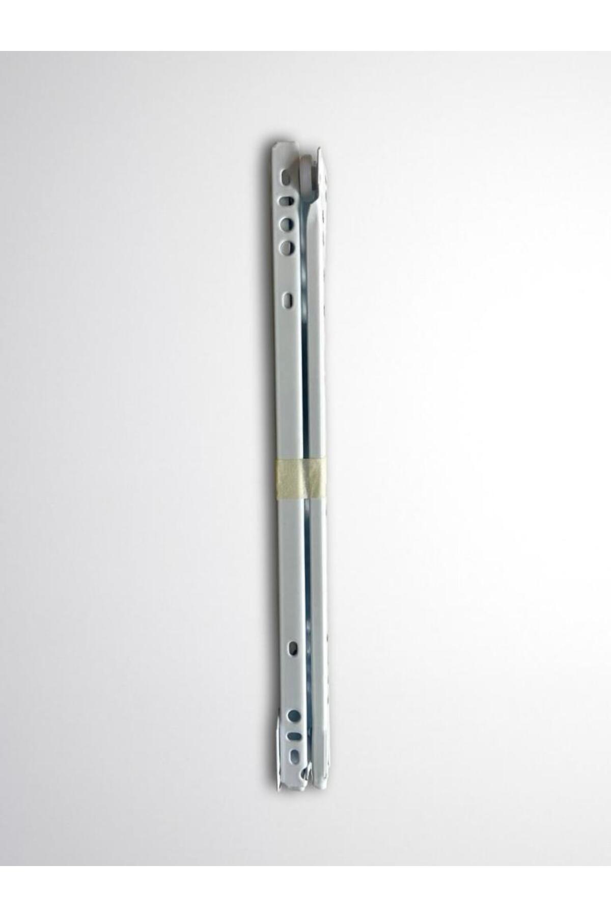 çekmece rayı beyaz frensiz 35 cm-samet
