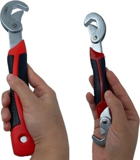 Buffer® Çok Fonksiyonlu Ergonomik Ayarlanabilir Büyük Küçük Akıllı Pense Anahtar 2li Set
