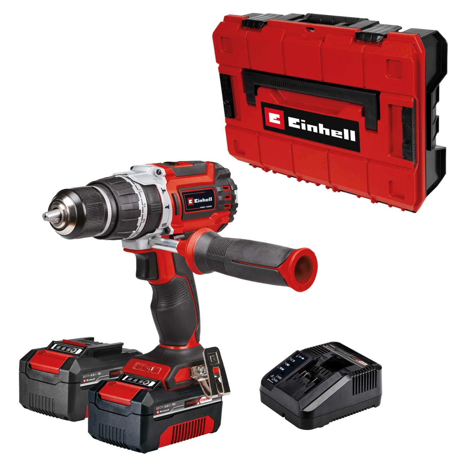 EİNHELL Professional Akülü Darbeli Vidalama TP-CD 18/60 Li-i BL Power X-Change (Li-Ion, 18 V, kömürsüz, 60 Nm, 32.000 darbe/dk, 2x 4,0 Ah akü ve şarj cihazı dahildir) - 4514208