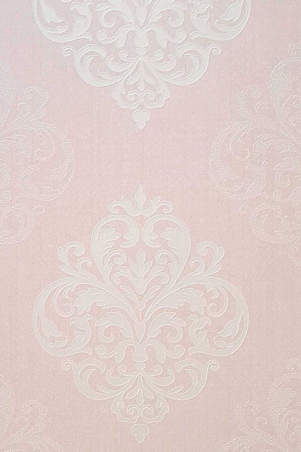 Flamingo 17241 Pembe Damask Desenli Duvar Kağıdı - Tutkal Dahil Fiyatıdır