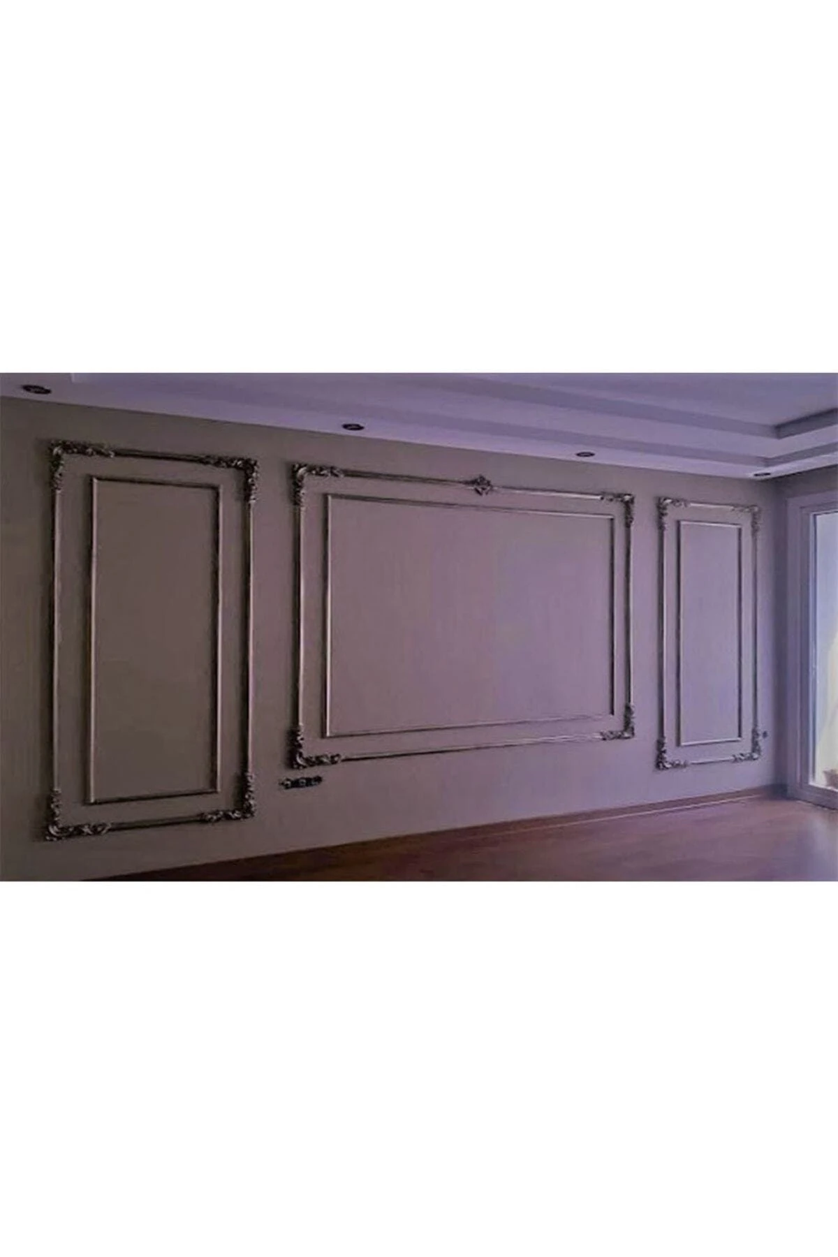 Desenli Çıta Köşesi Stropiyer - 4 Adet