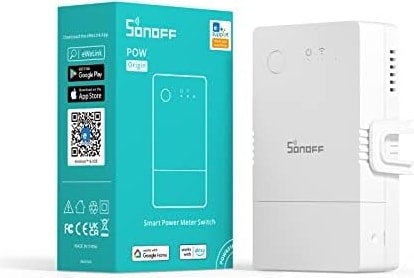 Elektrik Sayacı, Şapka Rayı, Wi-Fi 1 Fazlı, Akıllı Enerji Sayacı, Güç Tüketimi Ölçümü ve Aşırı Yük Koruma Fonksiyonlu, Dın Raylı Wifi Enerji Monitörü 16 A/4000 W, / ile Uyumlu