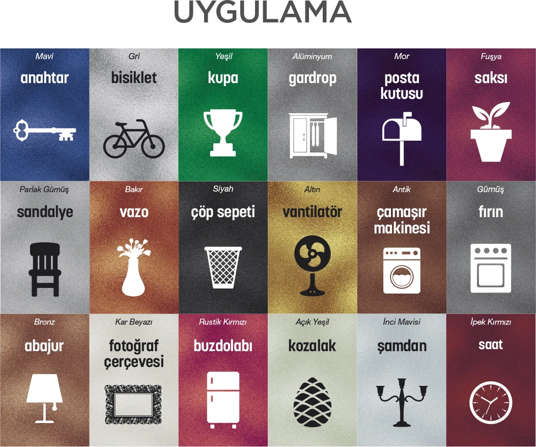 Metalik Gümüş Sprey Boya 400 ml