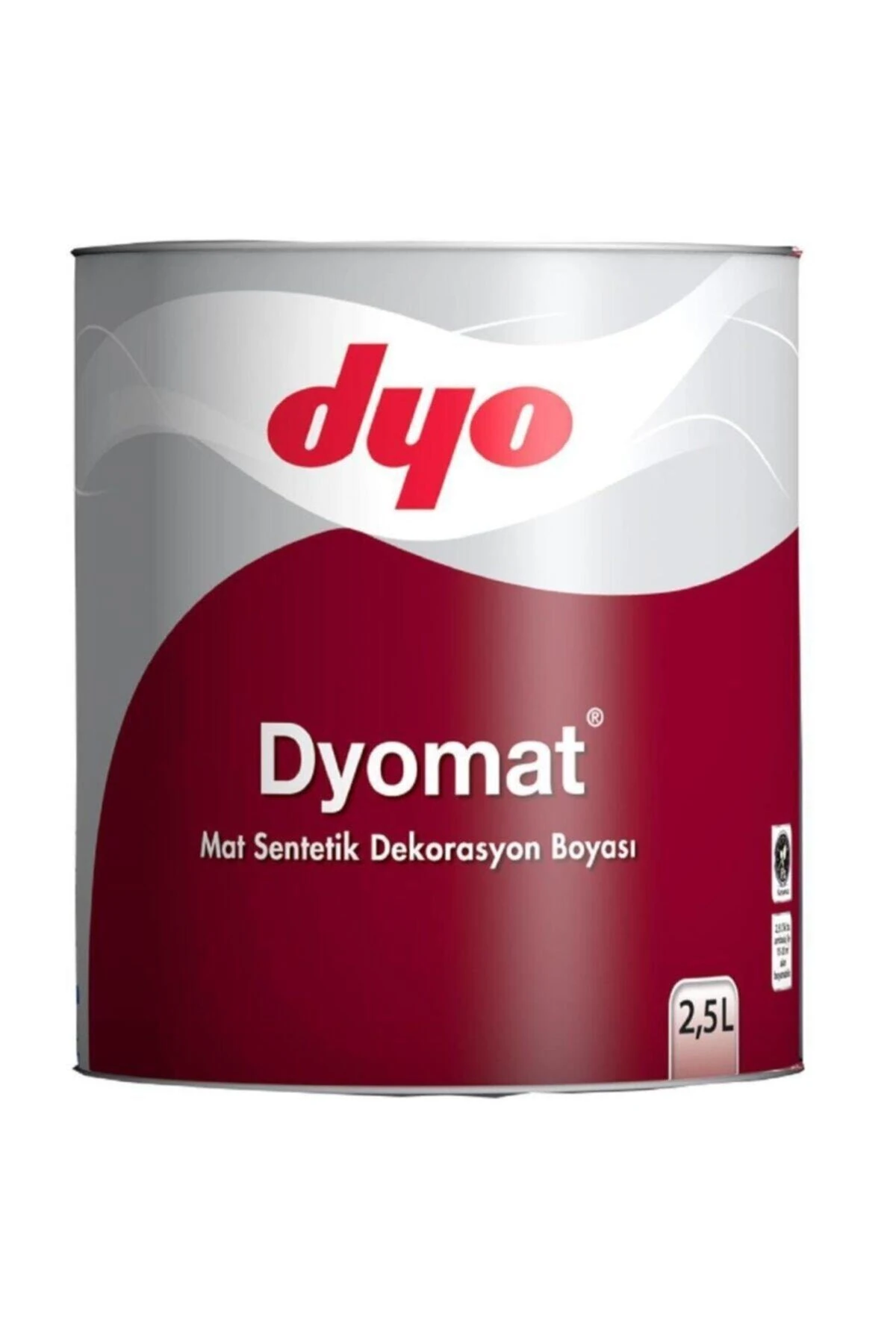 Dyo Mat  Dekorasyon Boyası 2,5 Litre Siyah