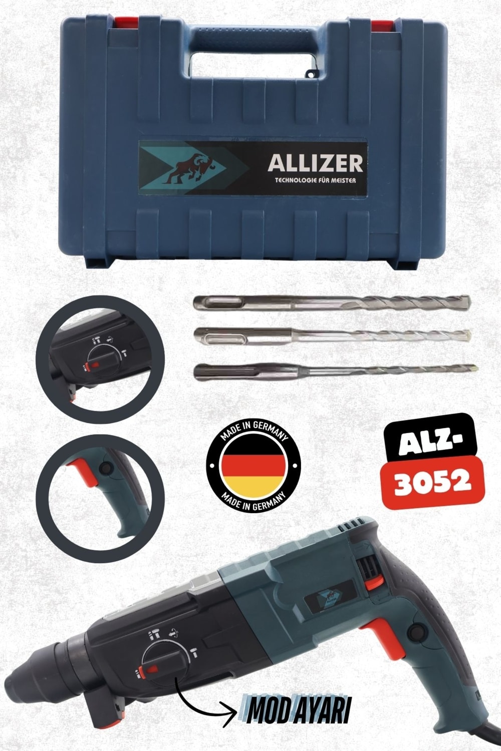 Allizer 2.28 Kırıcı Delici Matkap