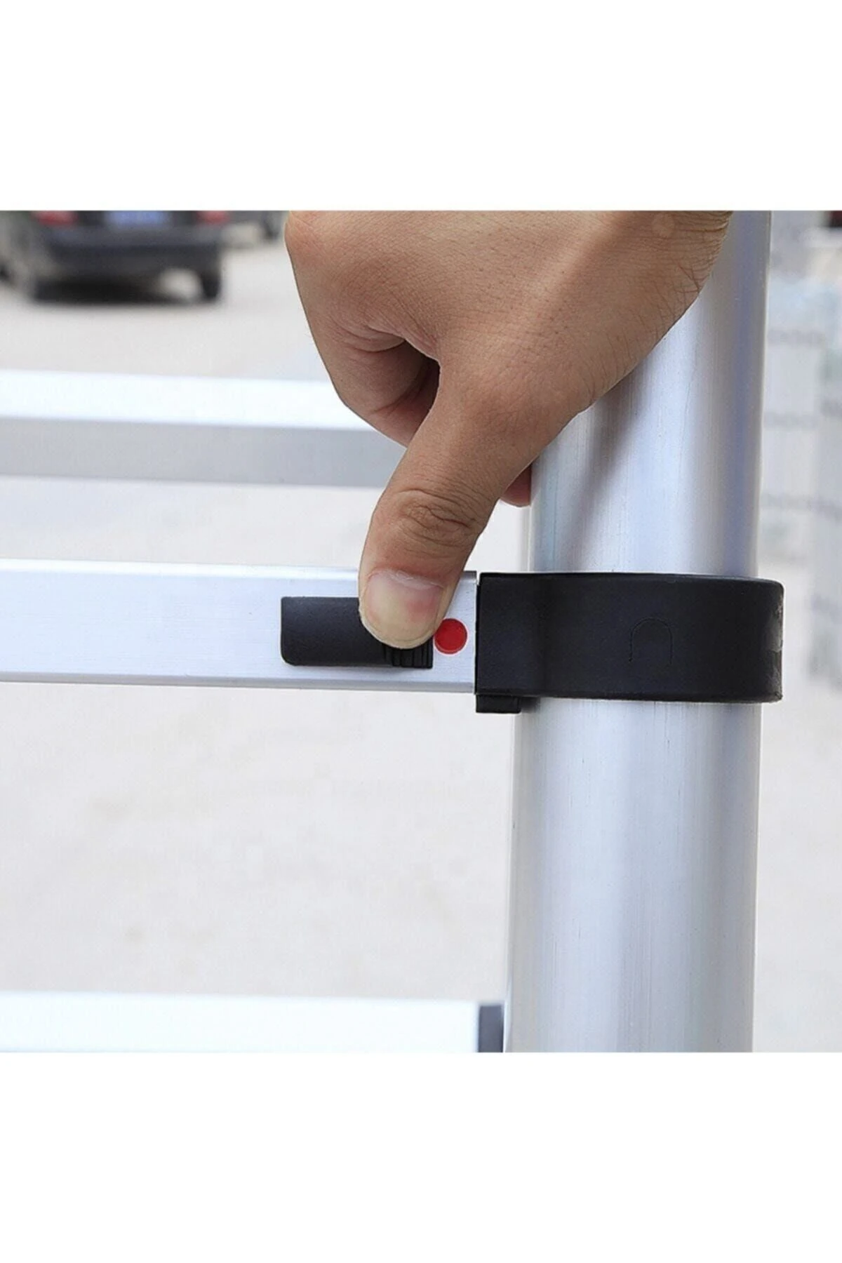 Alüminyum Çift Yönlü Teleskopik Merdiven | 9+9 Basamak - 5.6 Metre