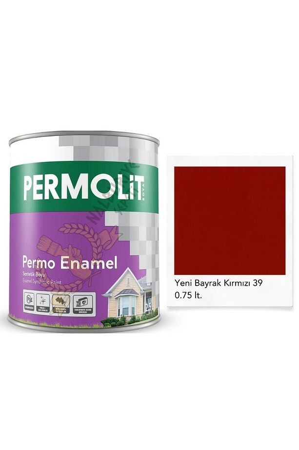 Enamel Sentetik Yağlı Boya BAYRAK KIRMIZI 0.75 Lt.