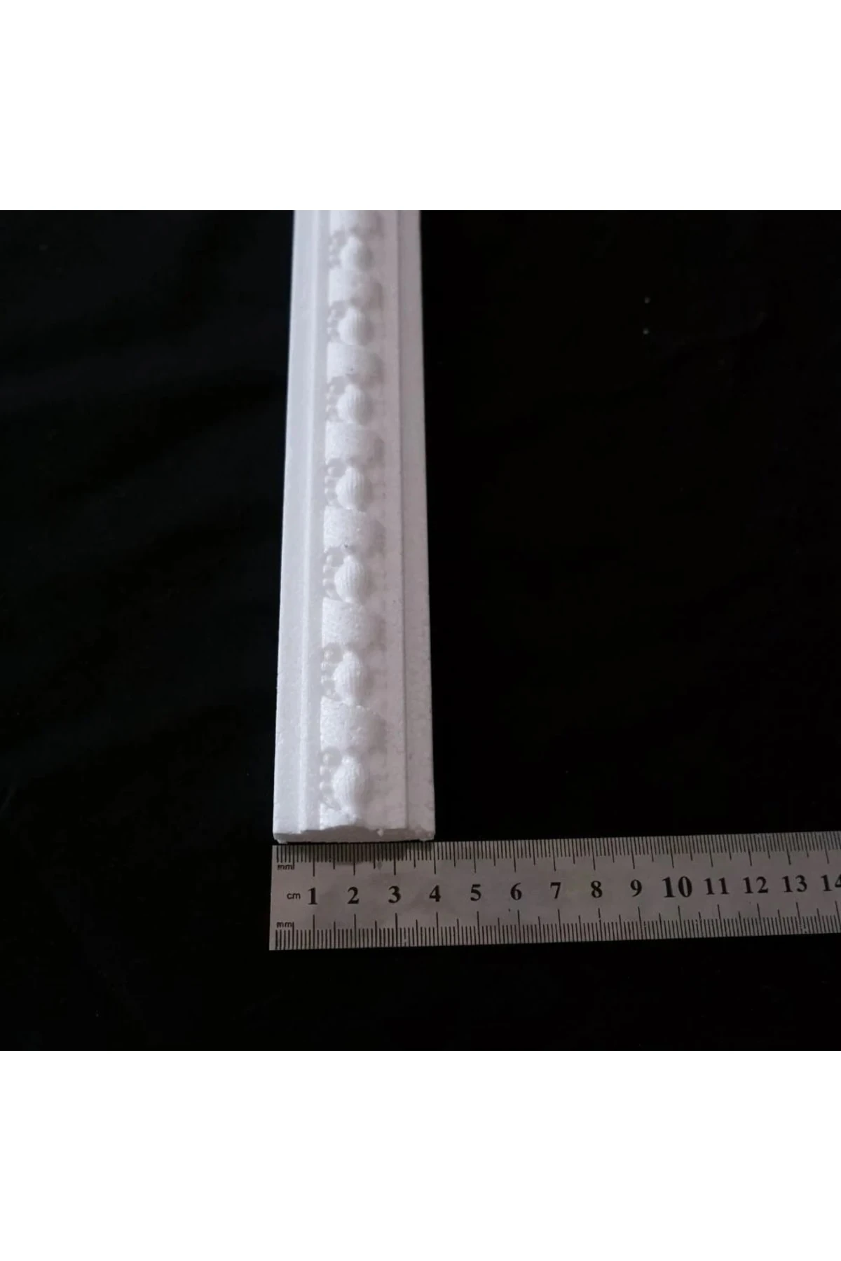 1 Metre (5 ADET) Defne Desenli Dekoratif Stropiyer Eps Köpük Çıta - 4 Cm Genişlik