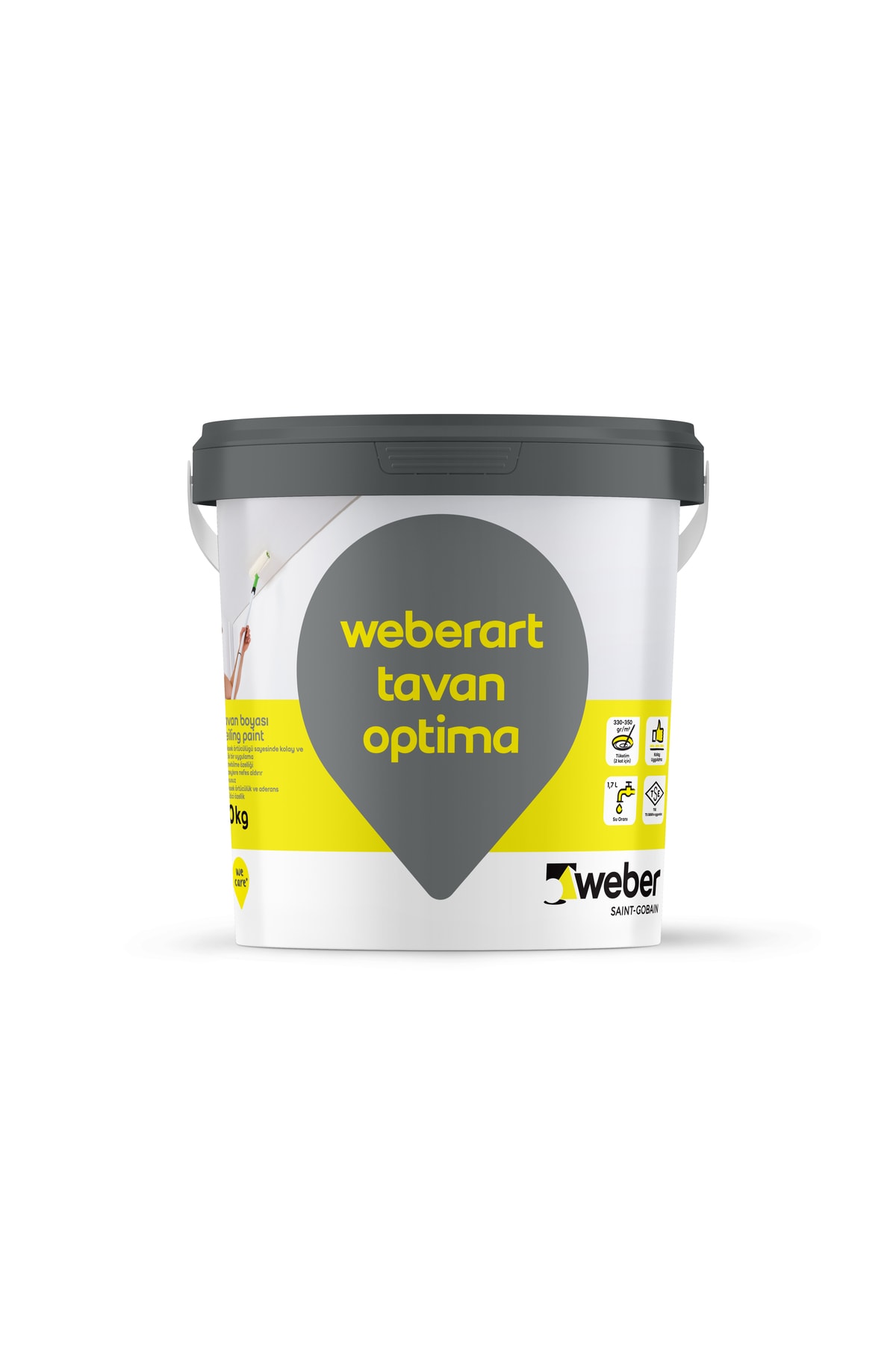 Beyaz Tavan Boyası Art Tavan Optima 10 Kg (5,7 Litre)