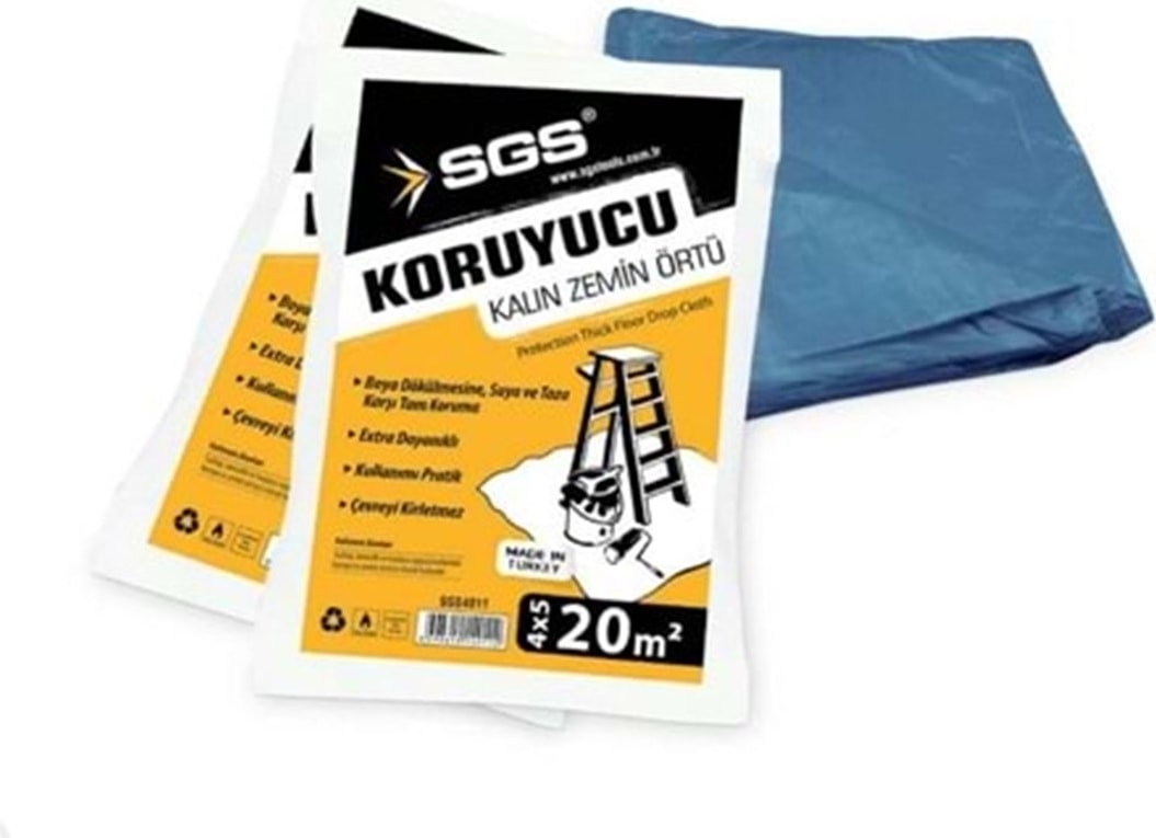 SGS Kalın Zemin Örtüsü 30M2 &  Koruyucu Hışır Örtü 30M2