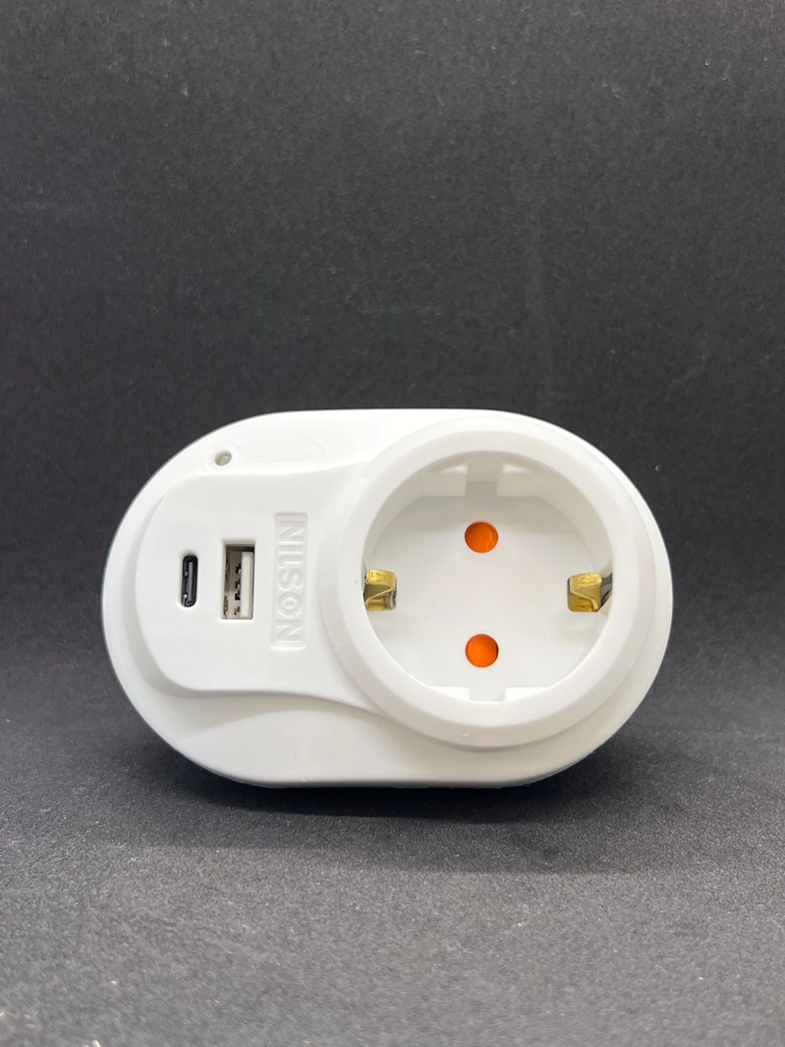 5 Adet Akım Korumalı Tekli Fiş Priz U+C-Type