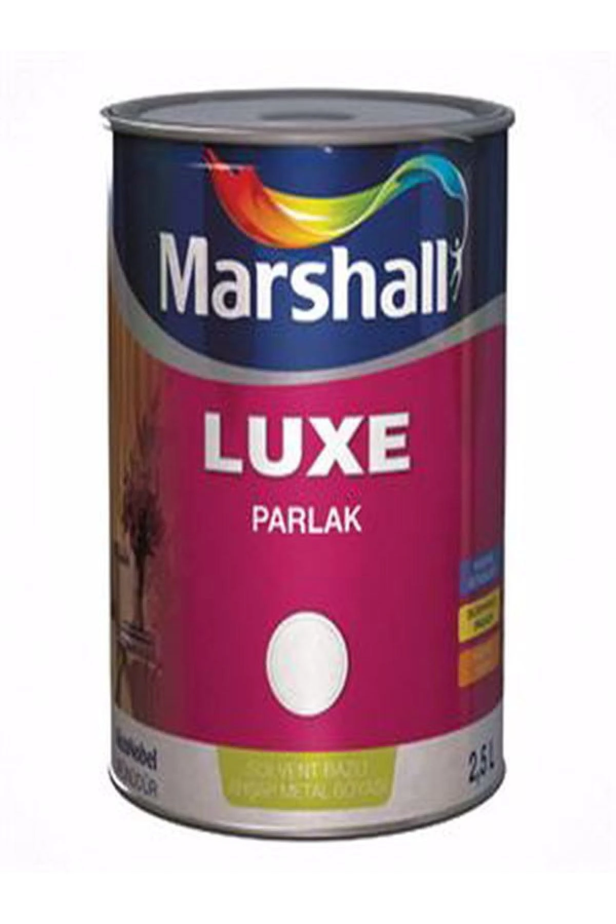 Luxe Parlak Yağlı Boya Yeni Boncuk Mavi 2.5 Lt (3,5 Kg)