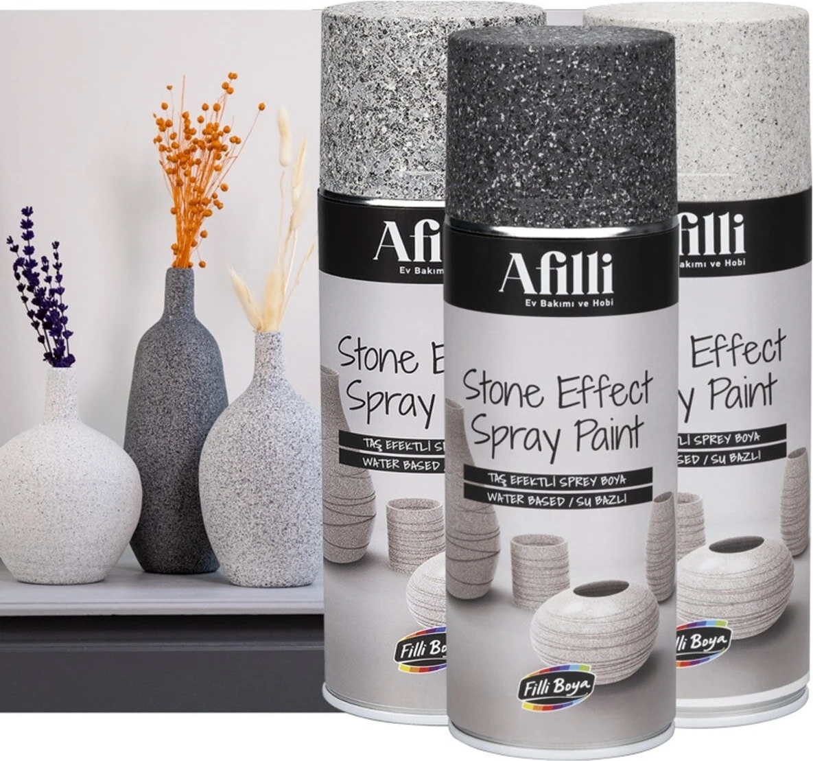 Filli Afilli Taş Efektli Sprey Boya