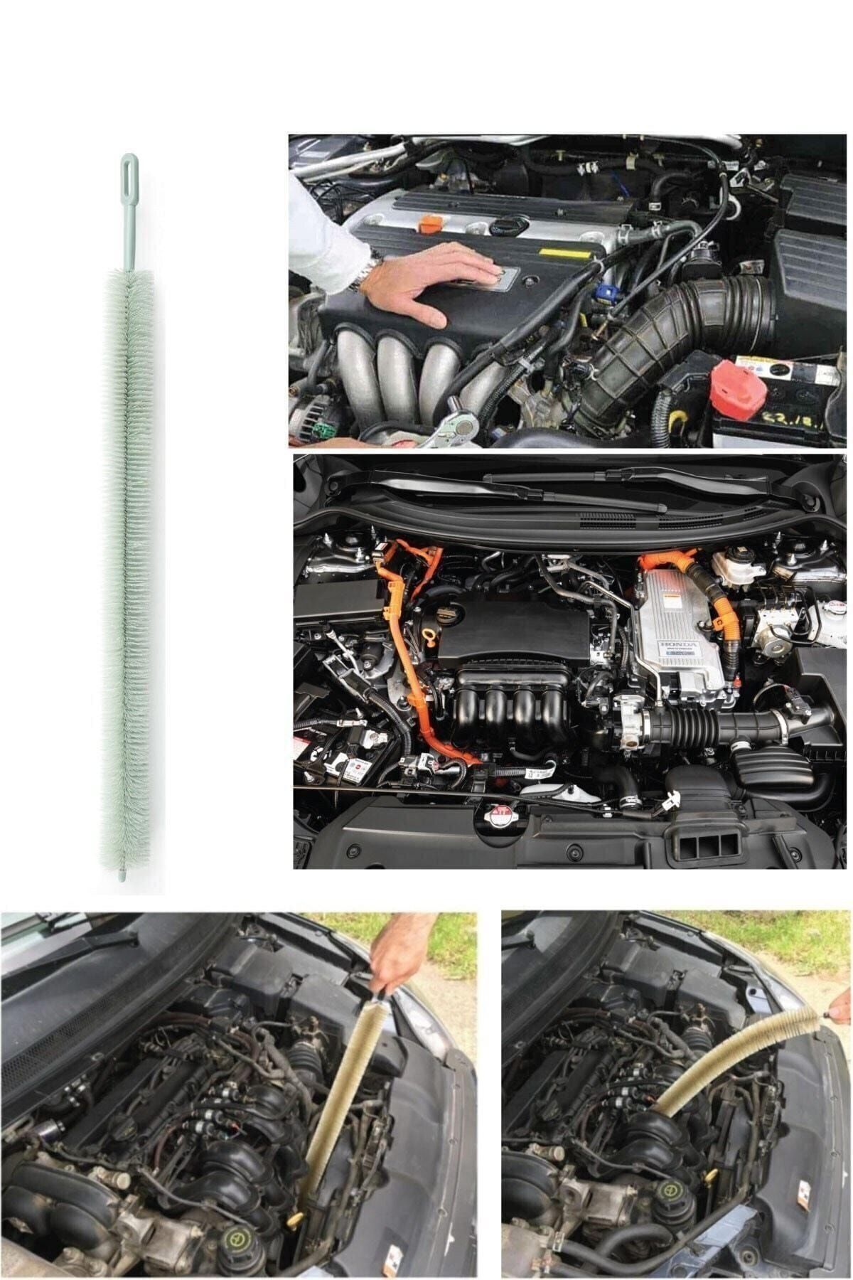 Kalorifer Peteği Motor Temizleme Fırçası