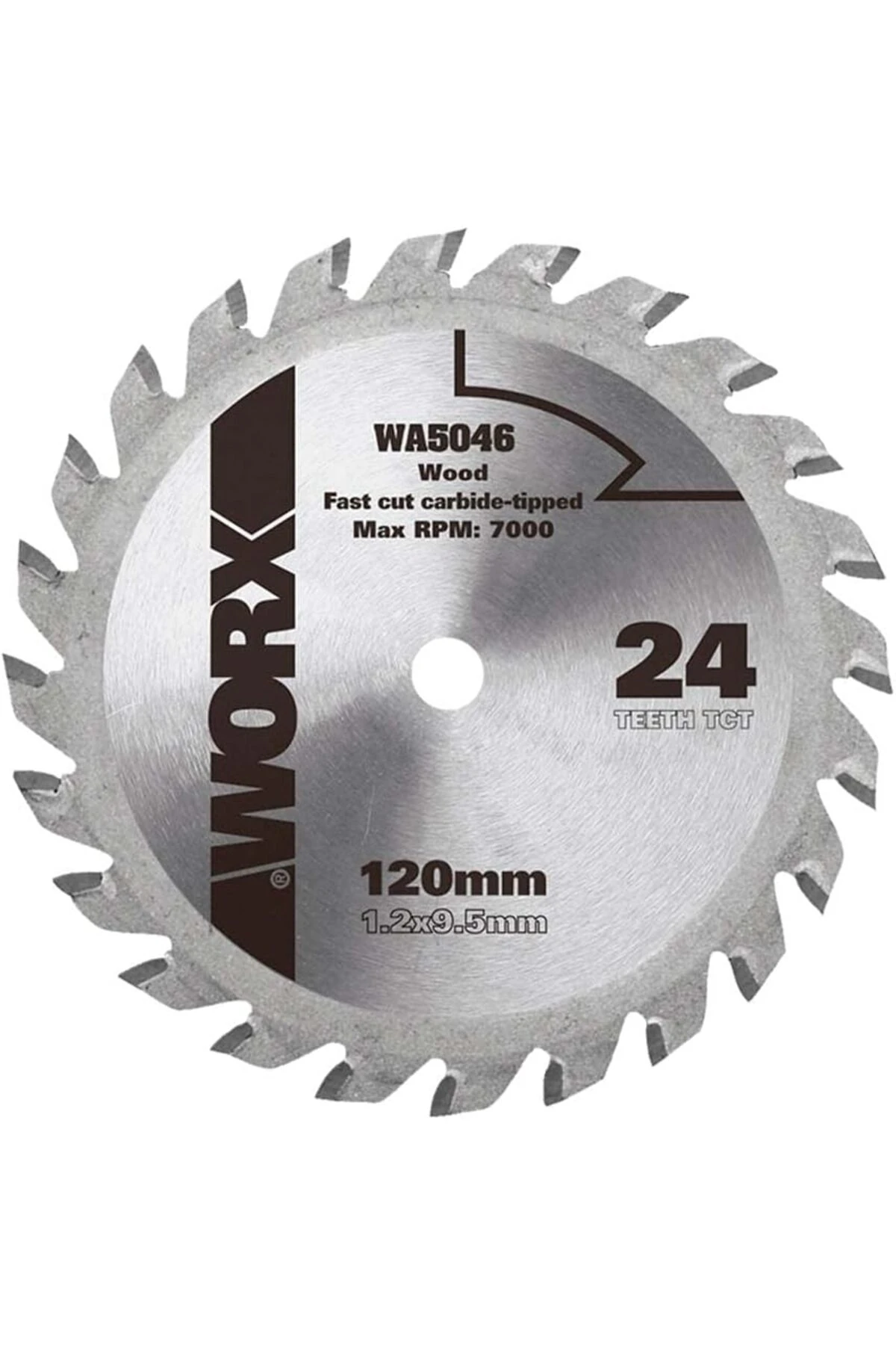 WA5046 120x9,5mm Ahşap Kesme, Daire Testere Bıçağı 1169806