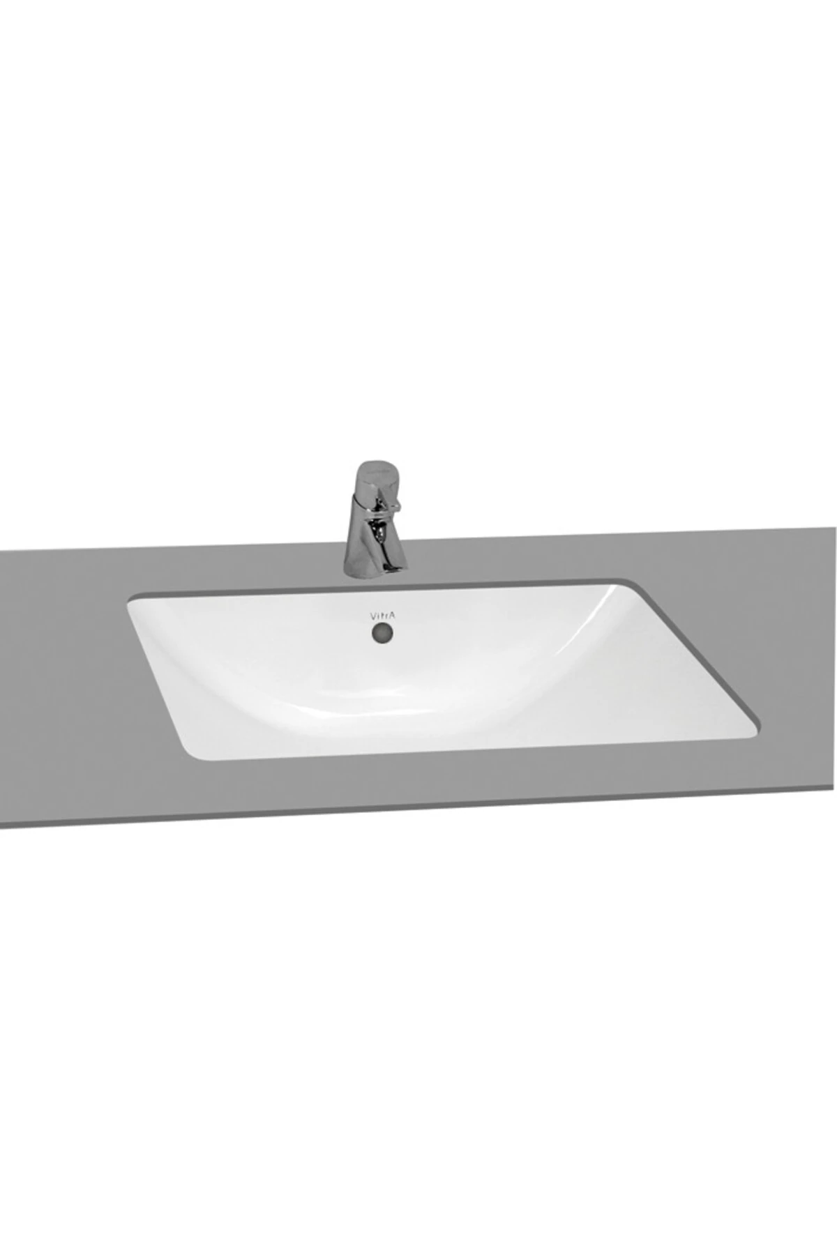 S20 5339B003-0012 Tezgah Altı Lavabo, 48 cm, Beyaz