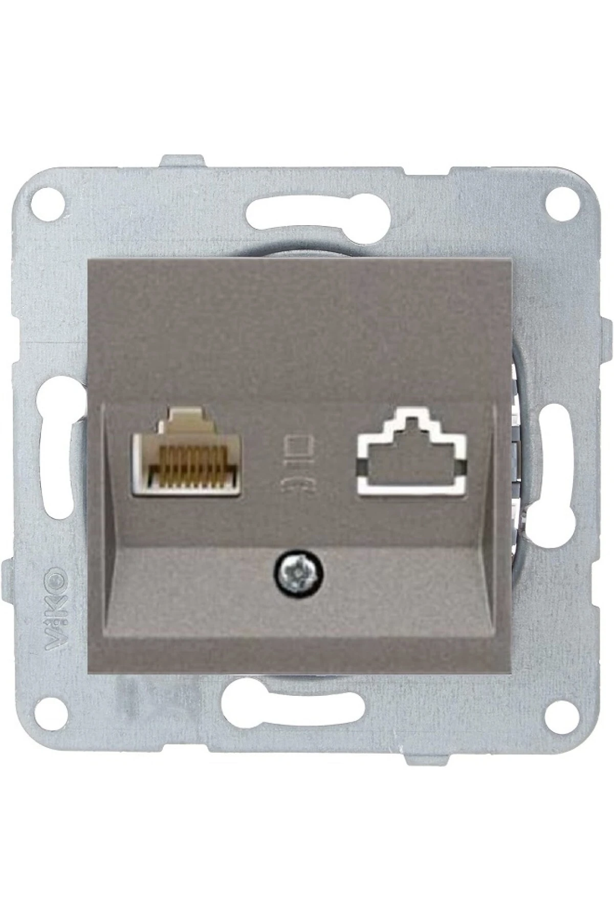 Artline Novella-trenda Antrasit Telefon Nümeris Priz (cat-3) - Çerçevesiz