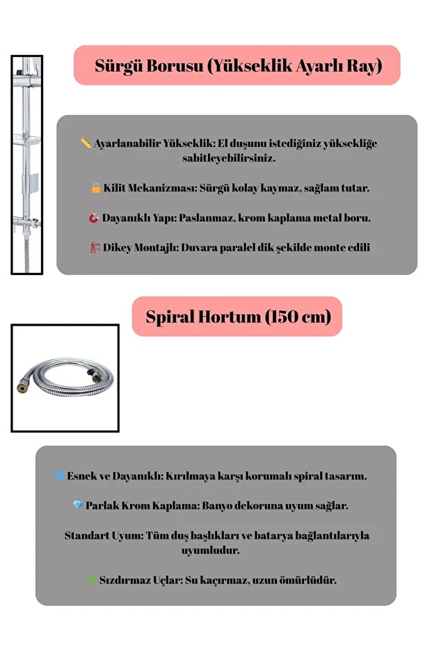 Stella Robot Duş Takımı – Modern Tasarım, Maksimum Konfor!