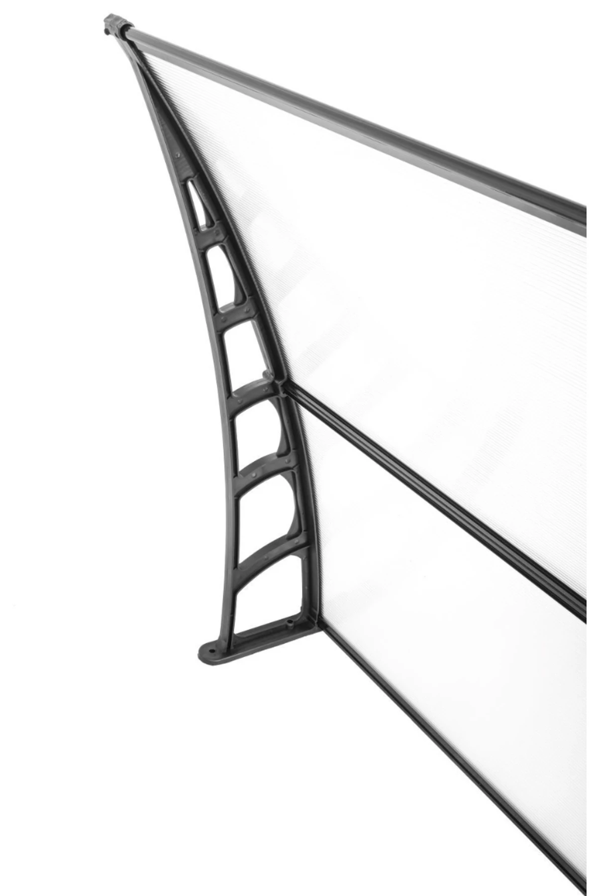 4A - LUPIN Kapı Pencere Üstü Pratik Sundurma 105x360 cm - Şeffaf