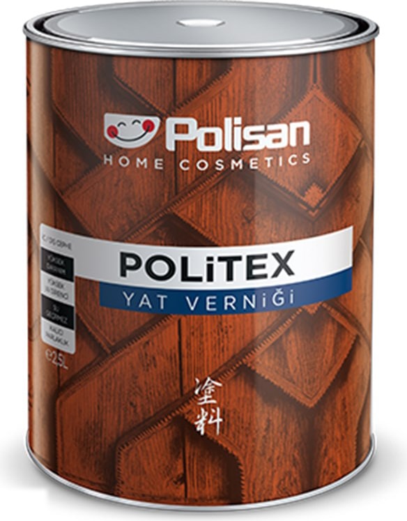 Politex Yat Verniği Parlak Şeffaf 2,5 Litre
