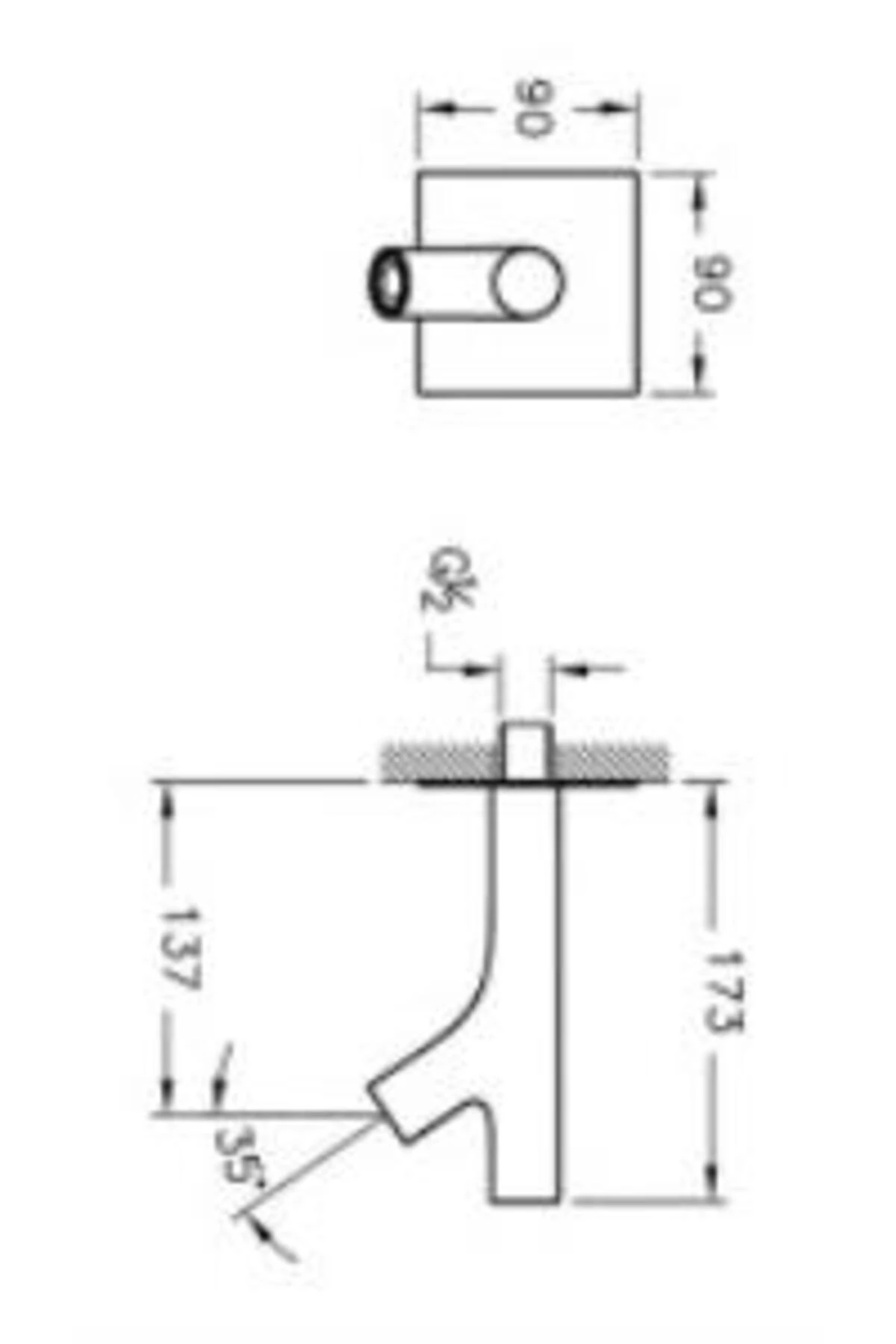 Istanbul Çıkış Ucu A41834 Krom