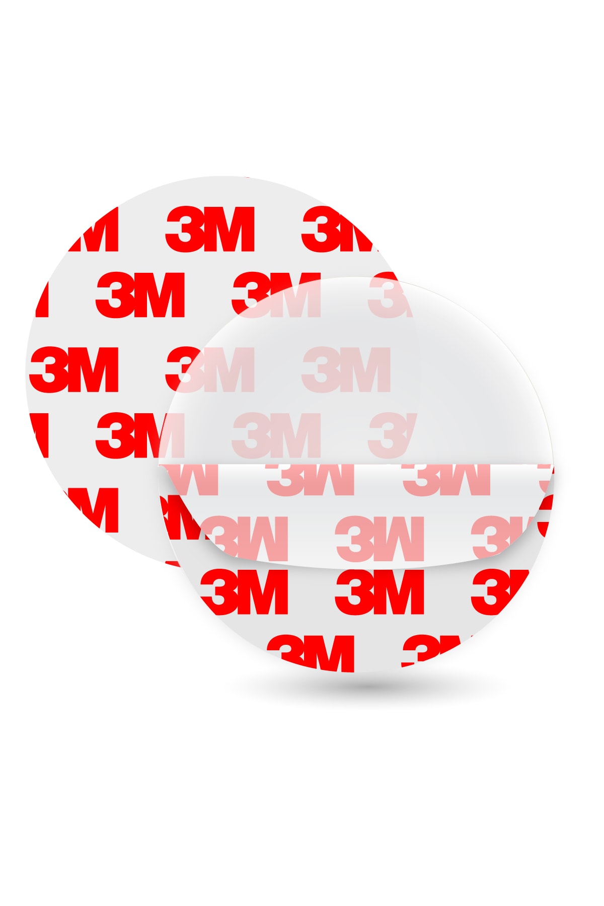 3M Çok Ince Güçlü Şeffaf 100 Adet Hazır Kesim Çap:20mm Et:0,2mm