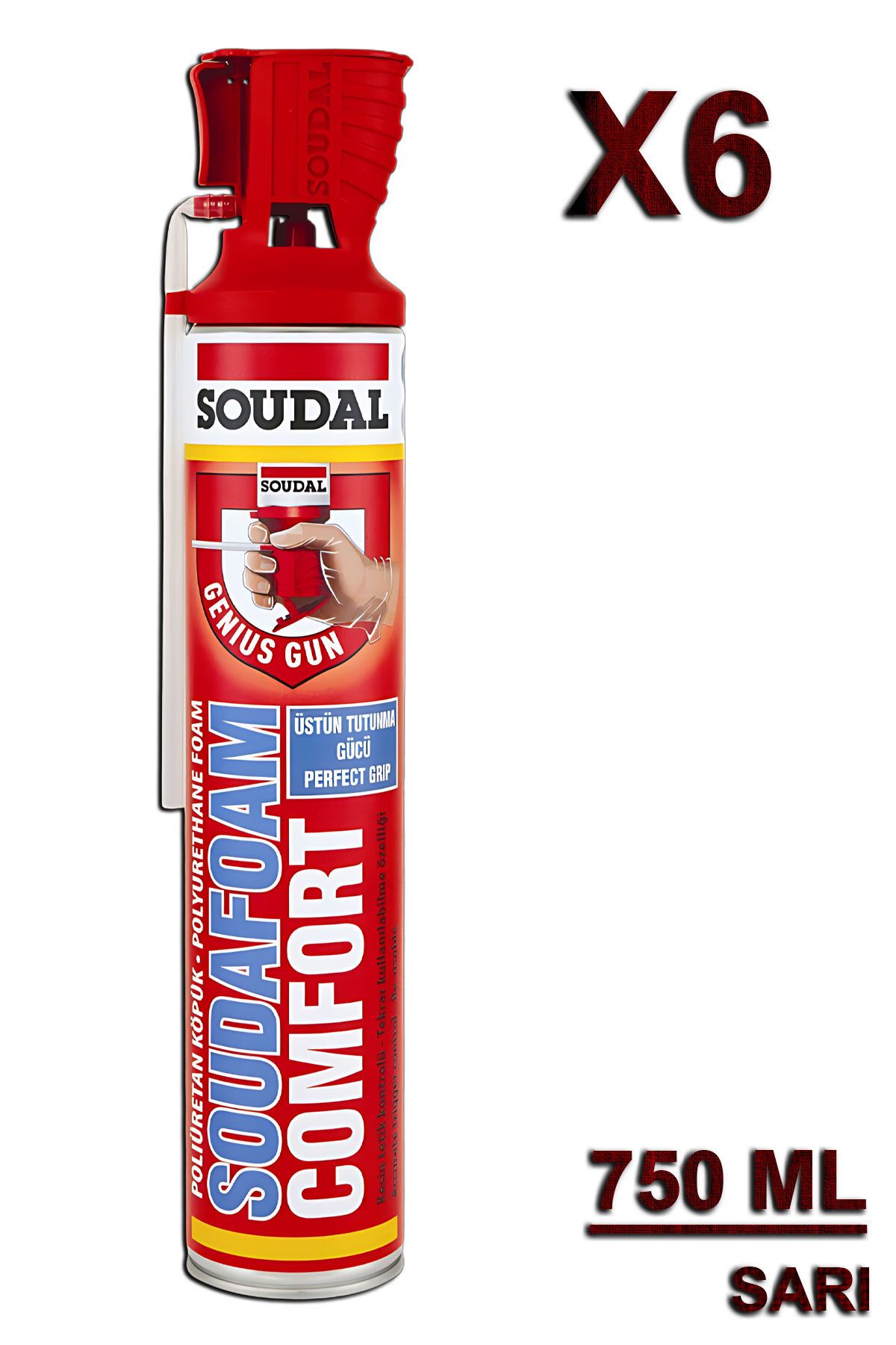 Soudafoam Comfort Köpük 750 ML 6 Adet