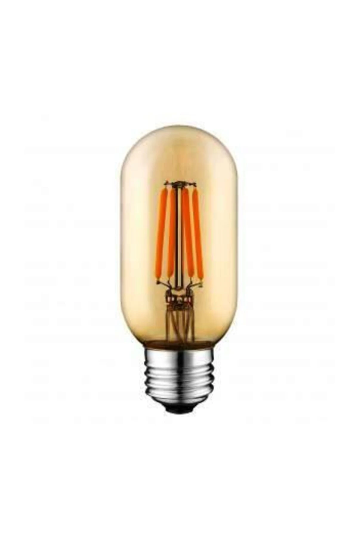 Erd45 T45 Gemici Edison Flamanlı Rustik Led Ampul 6 Watt