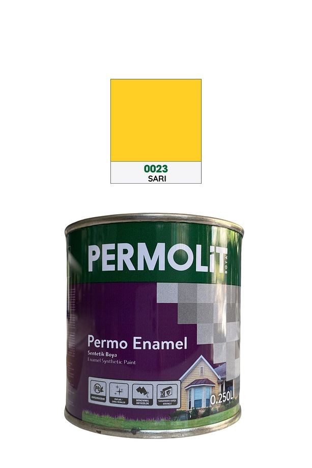 Permo Enamel Sentetik Yağlı Boya 0,250L | Ahşap, Demir, Metal Boyası, Kolay Uygulama