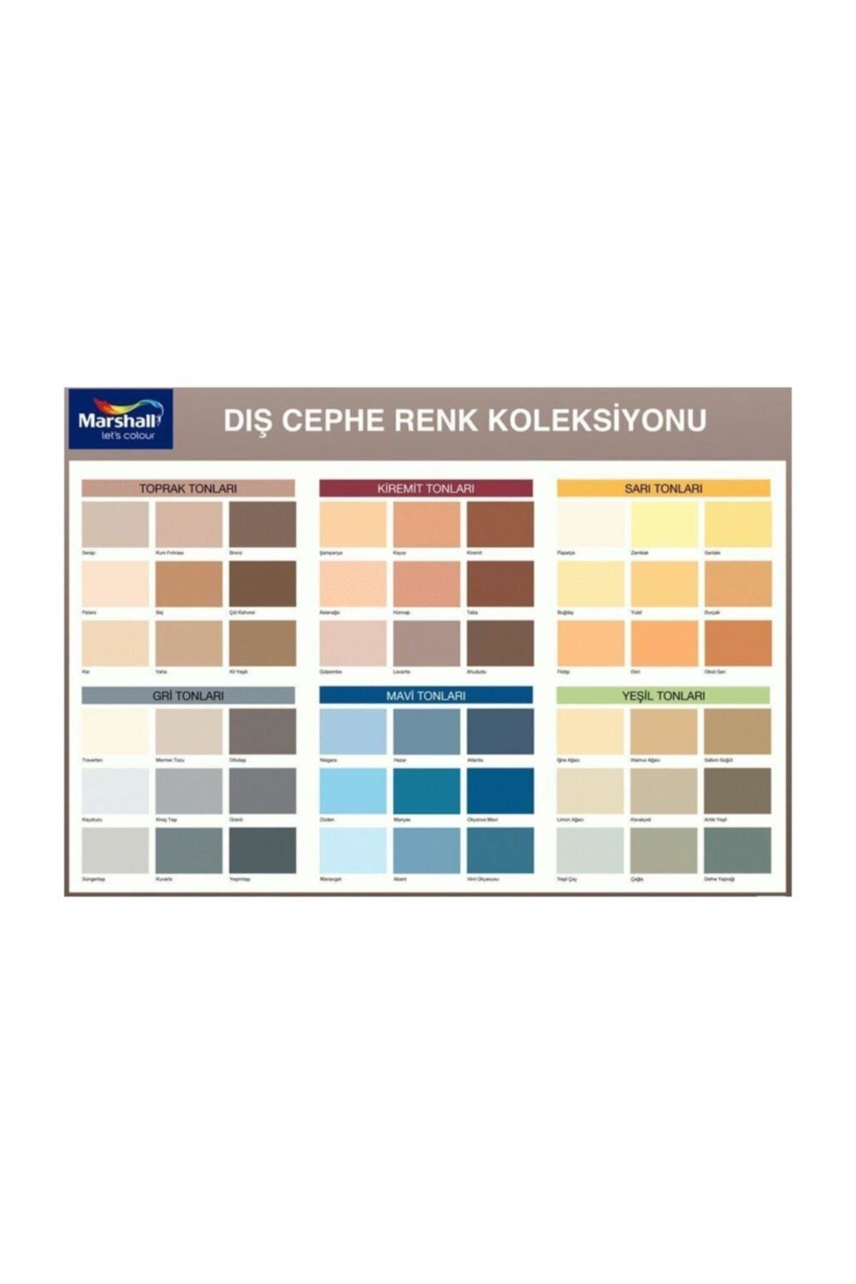 MARSHALL Akrikor Silikonlu Dış Cephe Boyası 2.5 Lt Papatya