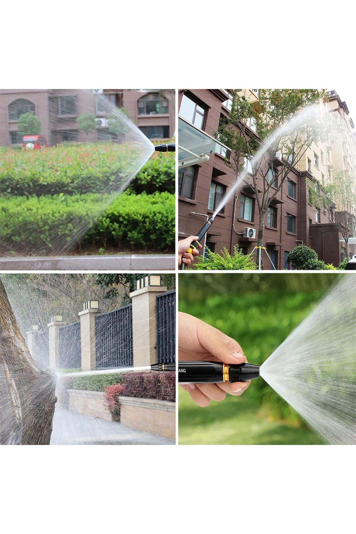 Yüksek Basınçlı Yıkama Ayarlanabilir Sprey Su Tabancası Hortum Ucu Aparat Başlık
