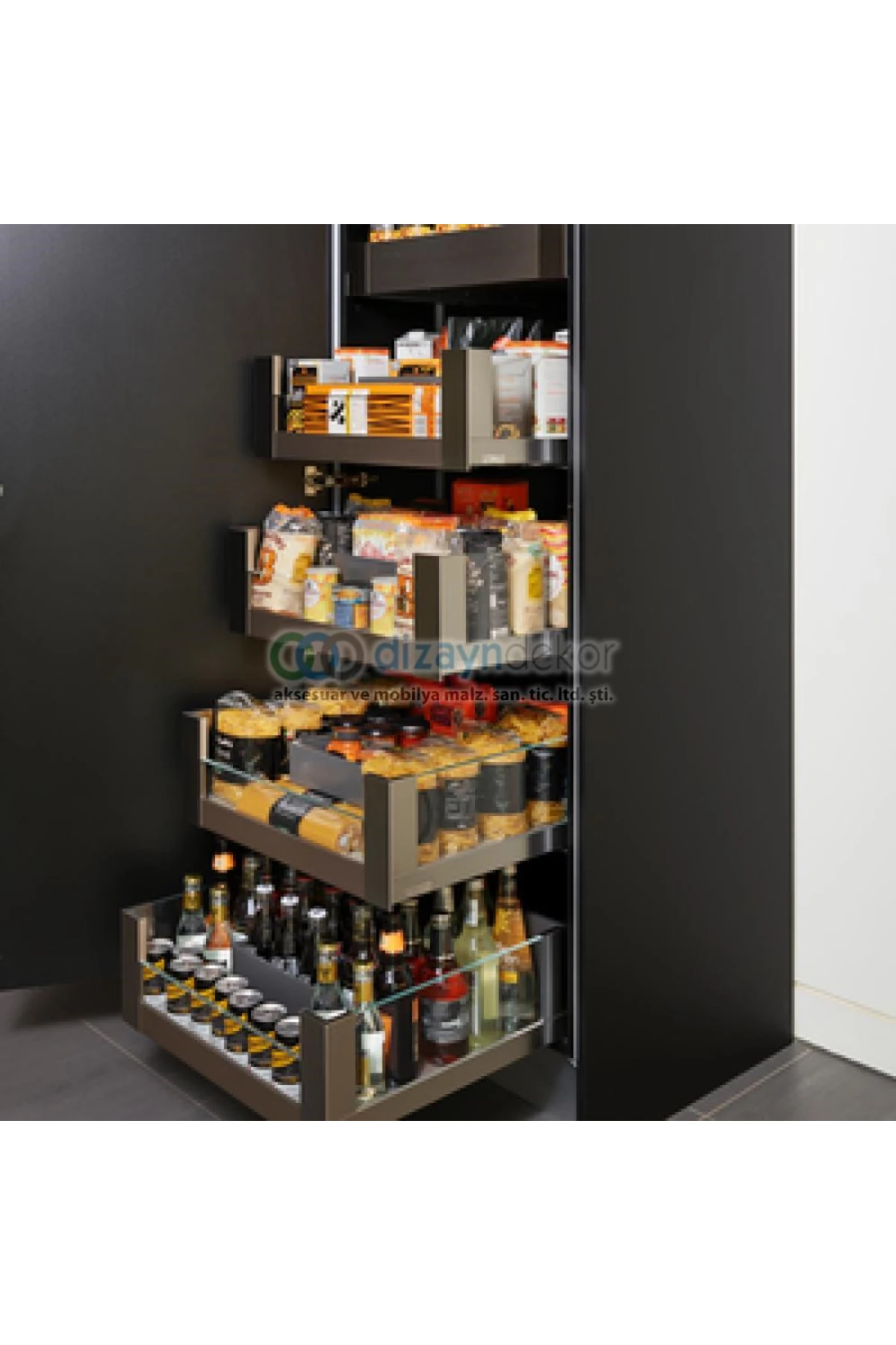 Legrabox C Free Camlı Iç Çekmece 50 Cm. Frenli Otion