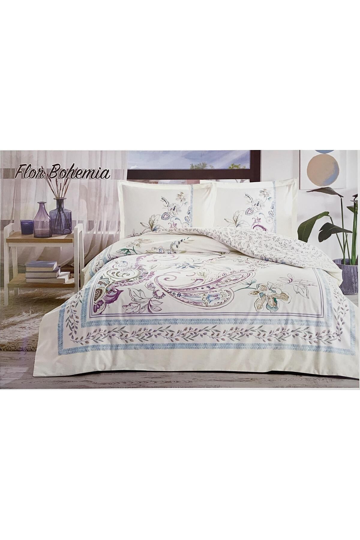 Flor Bohemia Çift Kişilik Nevresim Takımı