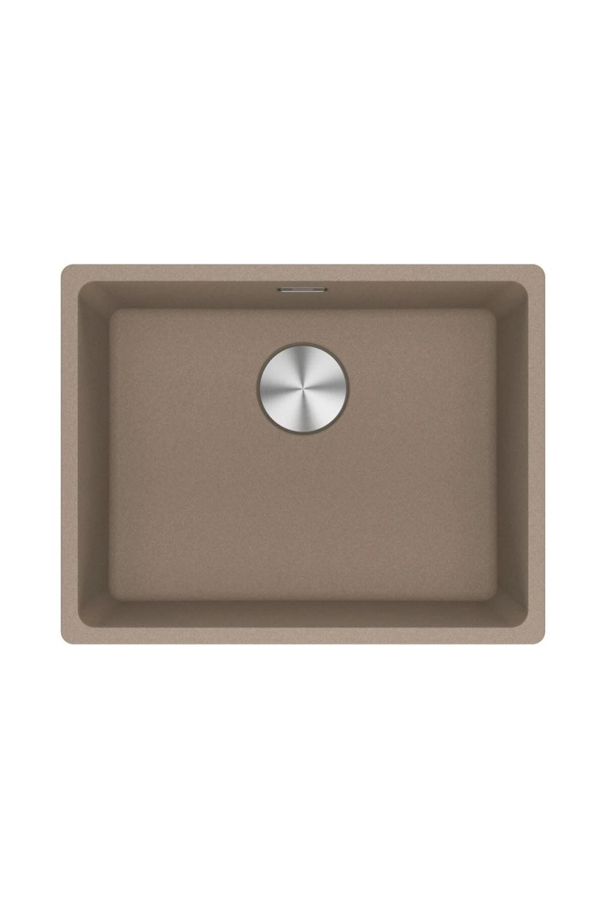 MRG 110-52 Granit Evye, Oyster, Tezgahaltı, Tek hazne, 52x40 cm