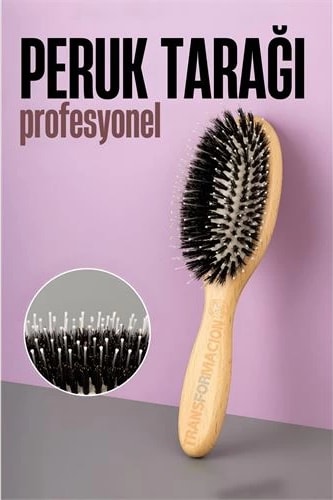 Bfs Peruk Tarağı - Peruk Bakım Tarağı Ahşap