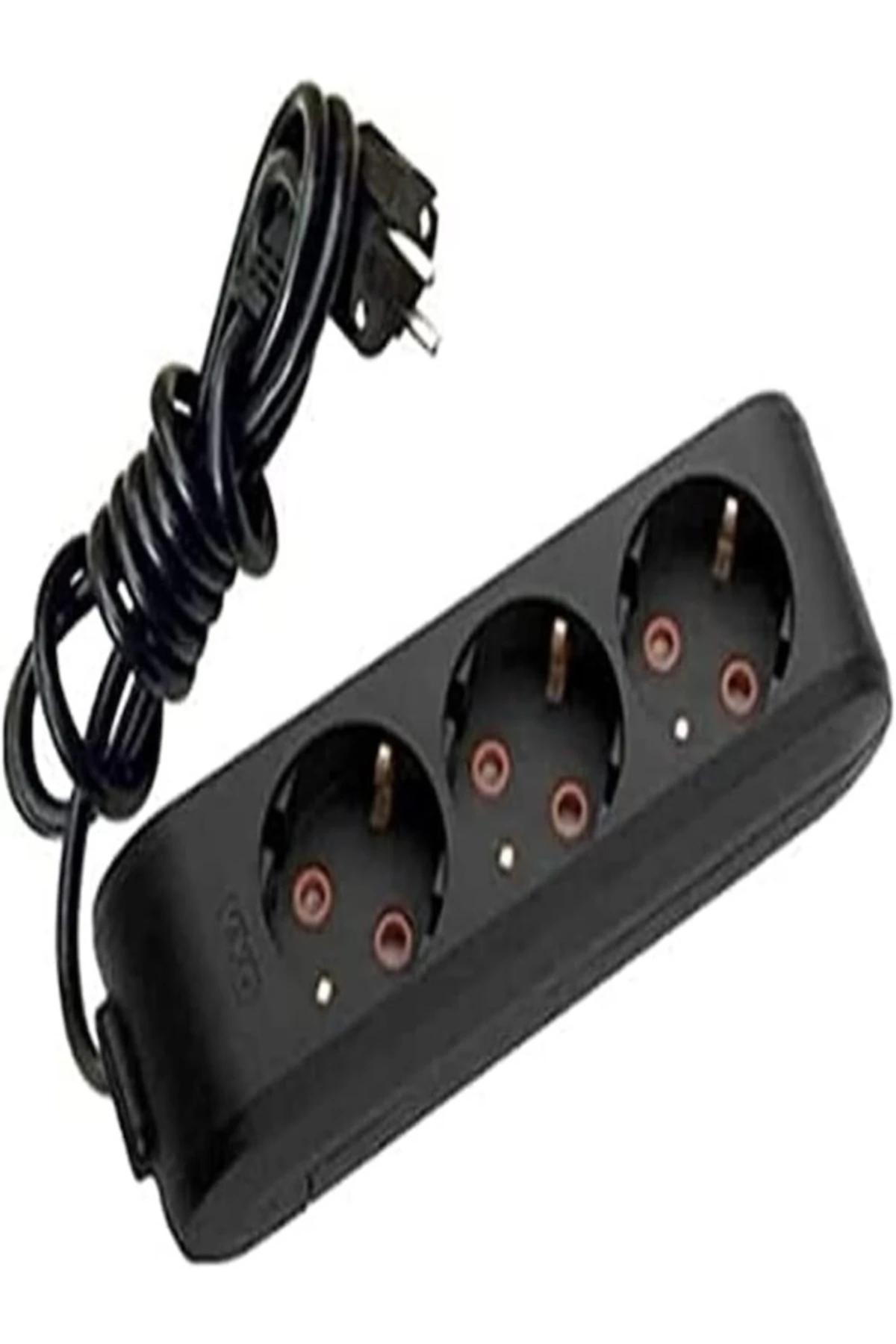 Multi-let Üçlü Priz Topraklı Kablolu SİYAH - 5 metre