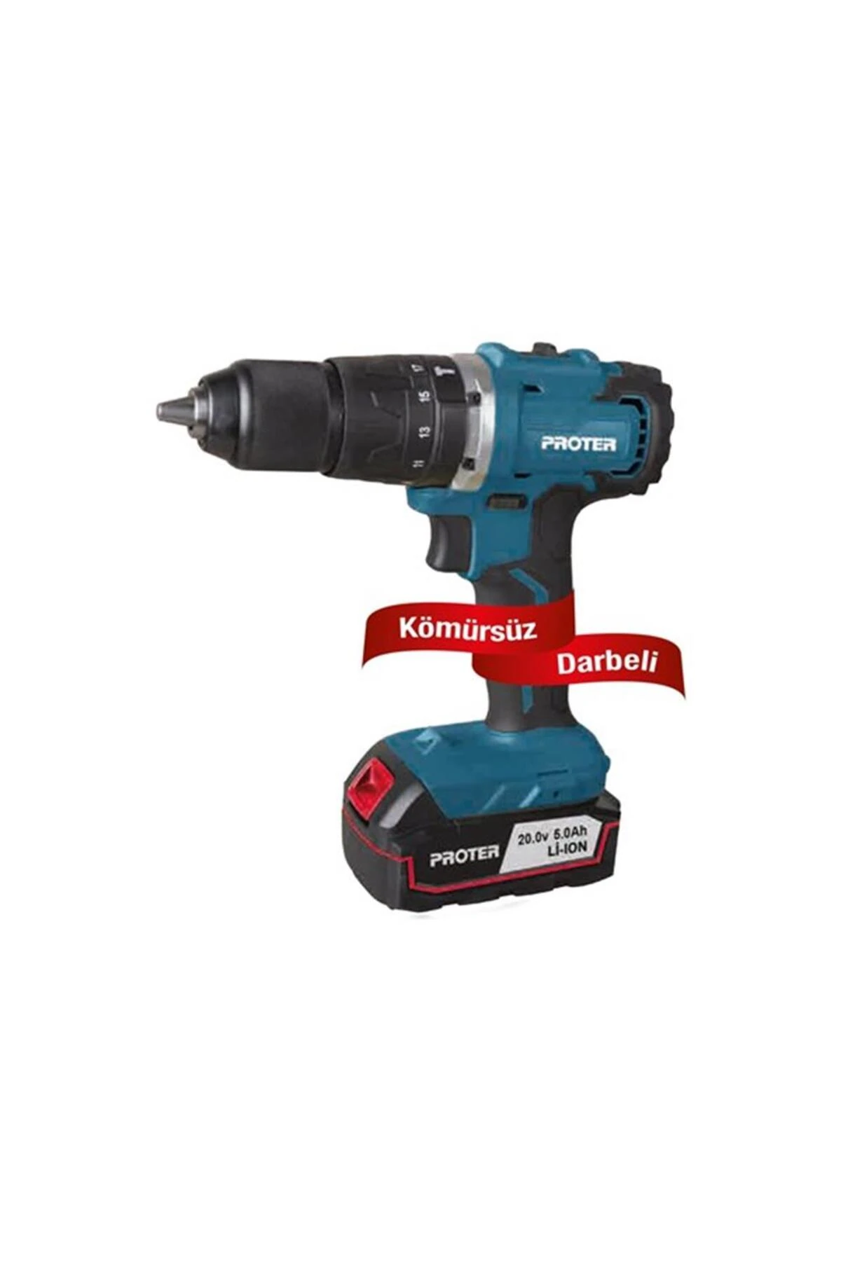 PST 550 BL 20 V 5AH Li-ion ÇİFT AKÜLÜ KÖMÜRSÜZ DARBELİ MATKAP