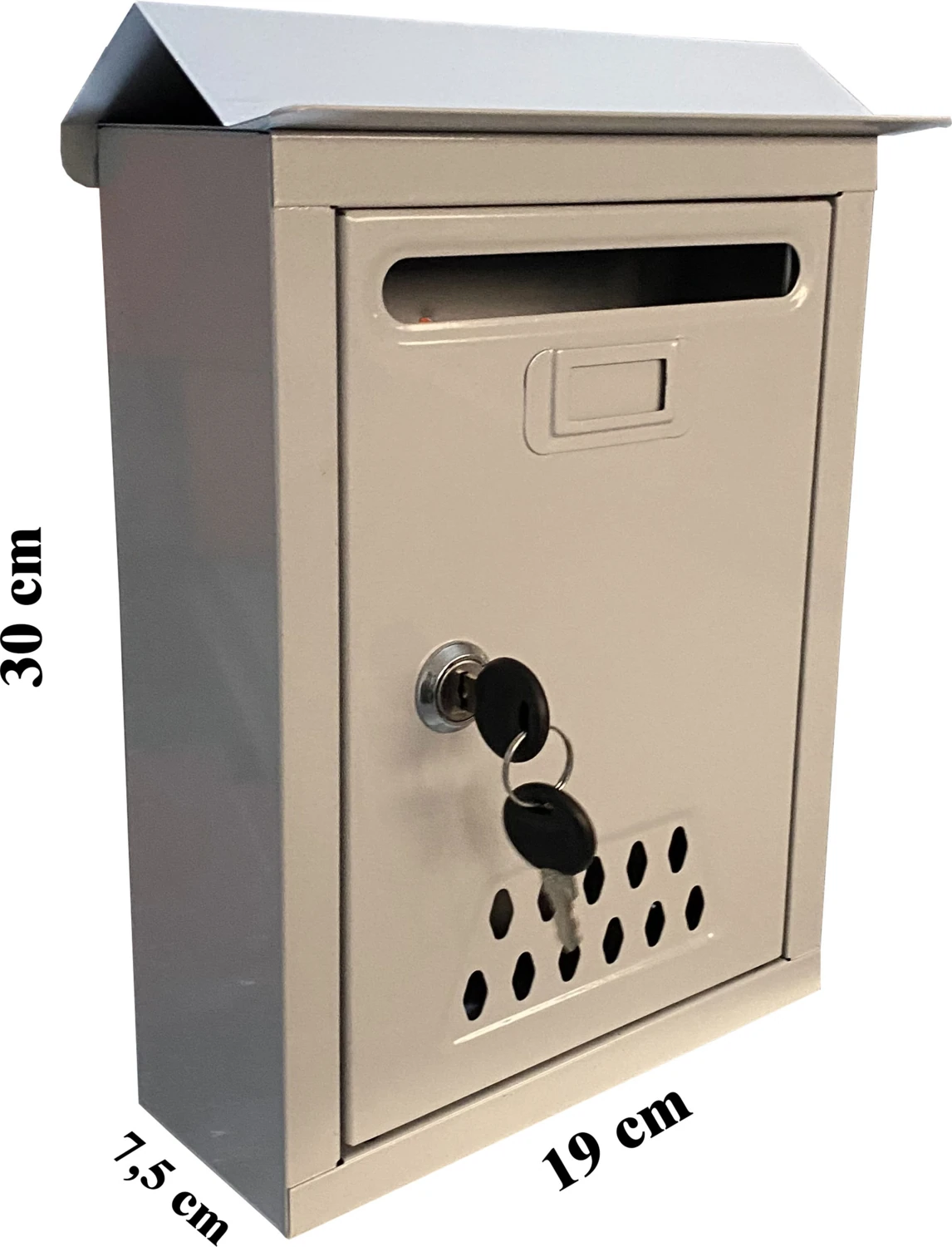 Çatılı Posta Kutusu-GRİ